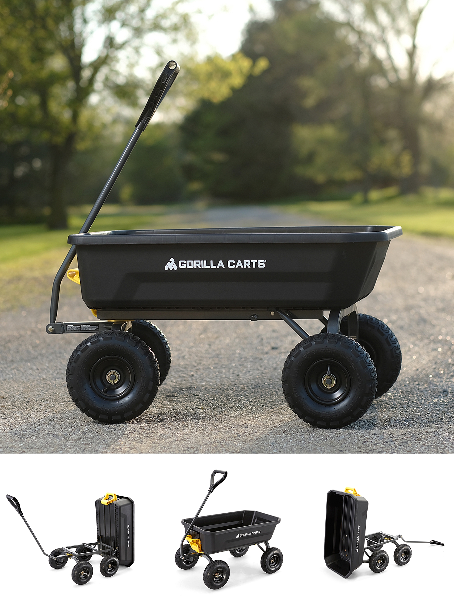 Gorilla Carts Garden Dump Cart Review