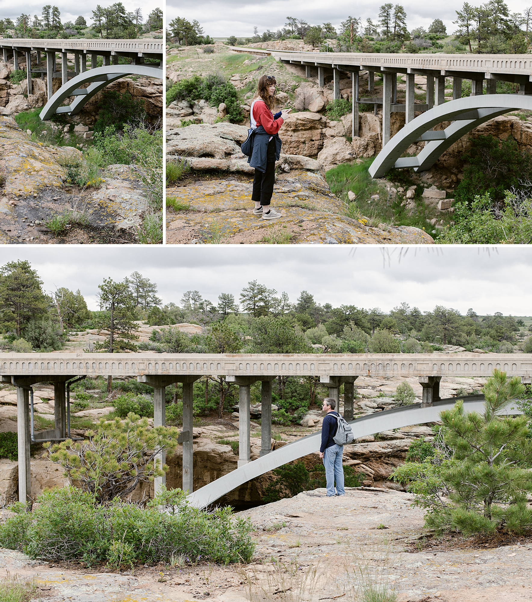 Castlewood Canyon State Park in Franktown, Colorado. East Canyon Trail June 2023