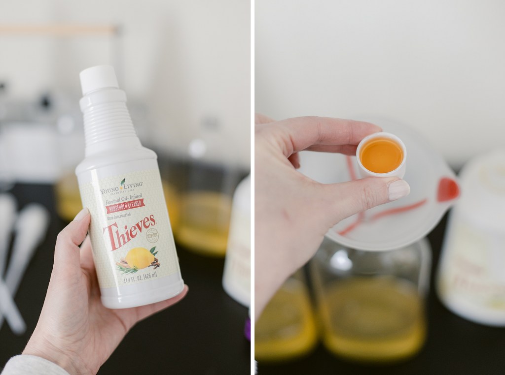 How to divide Young Living Thieves Laundry Detergent