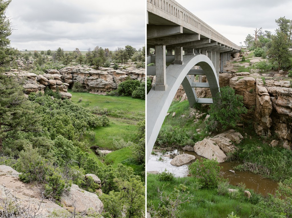 Castlewood Canyon State Park in Franktown, Colorado. East Canyon Trail June 2023