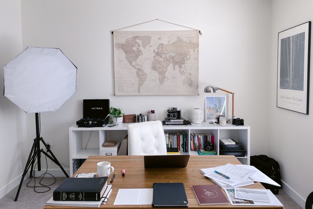 The as is studio of photographer and graphic designer Brenda Landrum