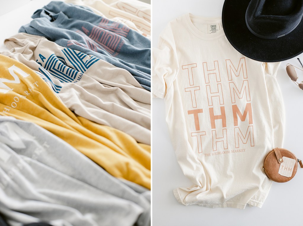 The Heirloom Market T-shirt Collection, designs by Brenda Landrum