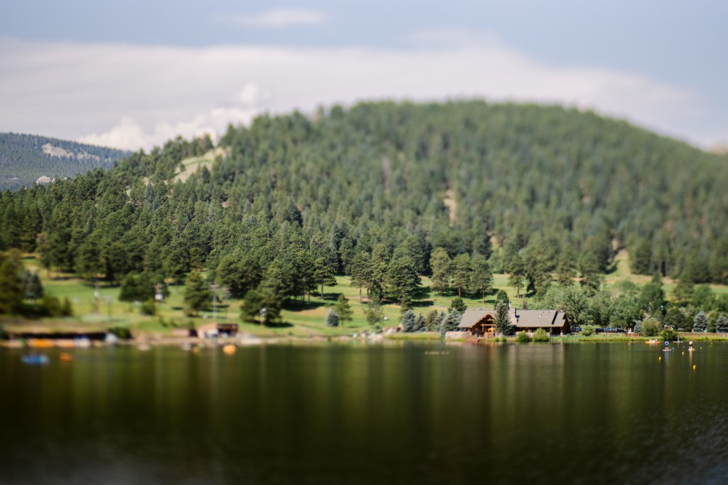 Evergreen Lake Trail, Lensbaby Edge 80, Tilt Shift, photographed by Brenda Landrum