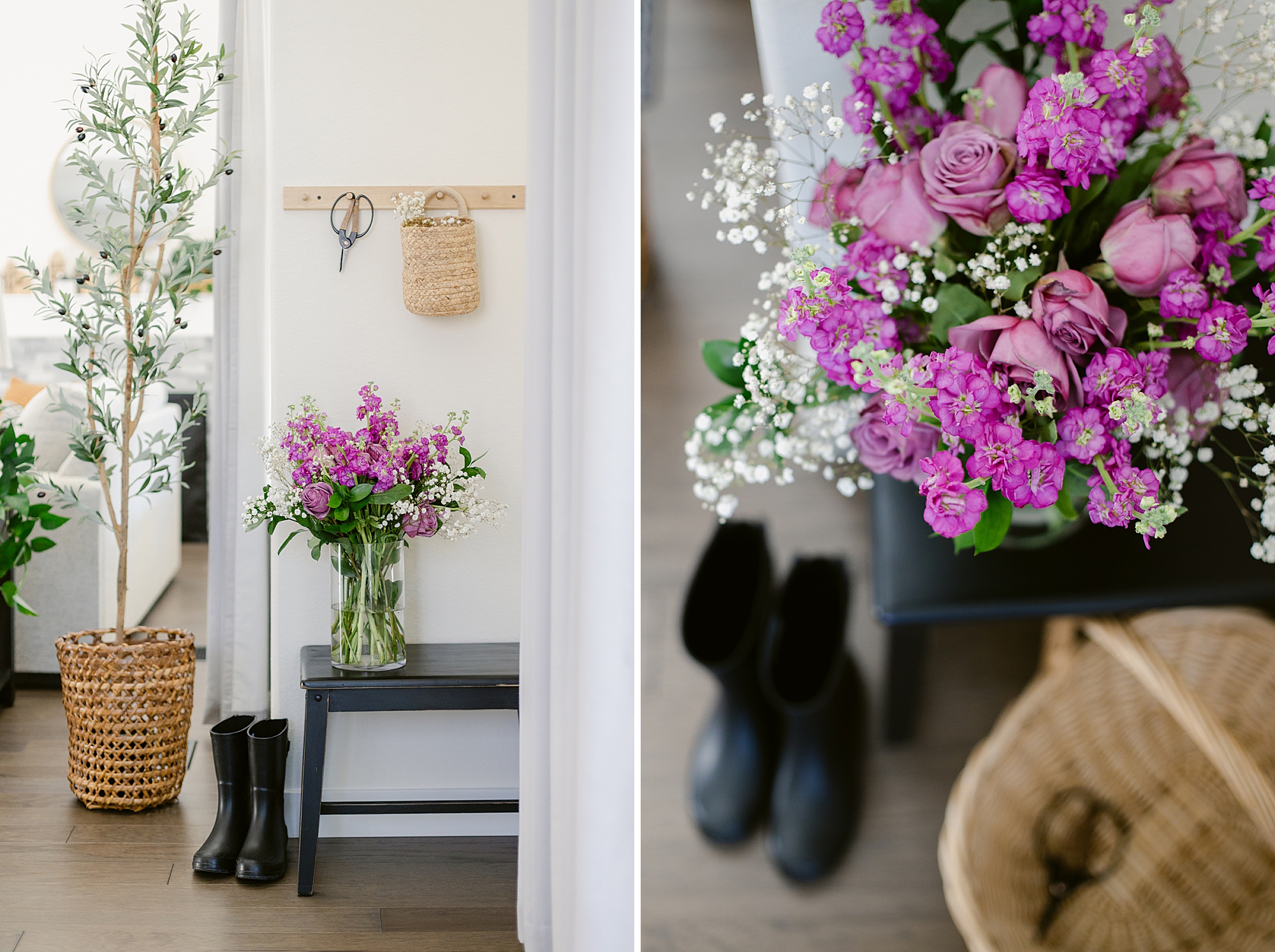 A February Bouquet of flowers to brighten up a winter day in Colorado photographed by Floral Photographer Brenda Landrum