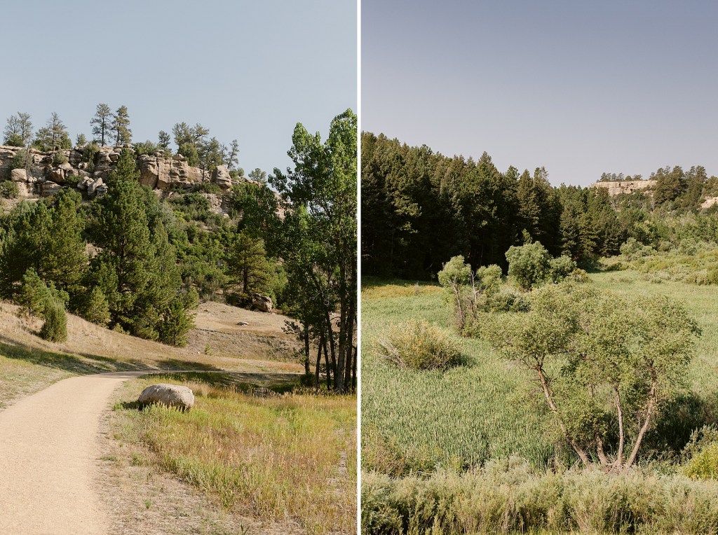 Lost Canyon Ranch trails in Castle Rock, Colorado